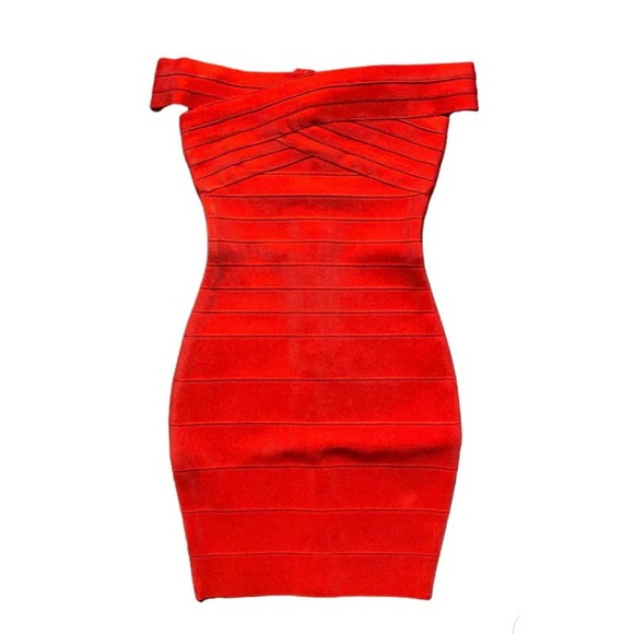 Tween Off Shoulder Bandage Dress- Size XL (Small/Medium in womens) - Picture 4 of 4